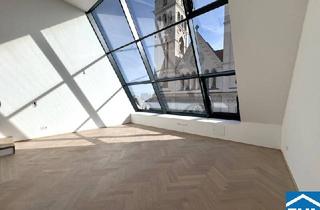 Maisonette kaufen in Lustkandlgasse, 1090 Wien, Spektakuläre Dachgeschoßmaisonette mit Terrassentraum und Blick auf die Canisiuskirche