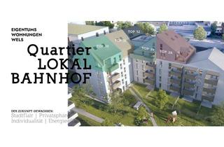 Wohnung kaufen in 4600 Wels, Lokalbahnhof Dachwohnung 2/3 Raum 70 m2 - Top 31 inkl. 2 TG-Parkplätze