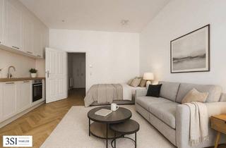 Wohnung kaufen in Hardtmuthgasse 112, 1100 Wien, Klein, fein, erstklassig – 1-Zimmer-Wohnung im stilvollen Altbau