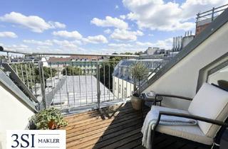 Wohnung kaufen in Halbgasse, 1070 Wien, Traumblick! Urbanes Wohnen– 1,5-Zimmer-Juwel im 7. Bezirk mit riesiger Dachterrasse