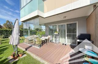 Wohnung kaufen in Falterweg 92, 4030 Linz, Moderne 3 Zimmerwohnung mit 177 m² Eigengarten in Linz/Pichling!