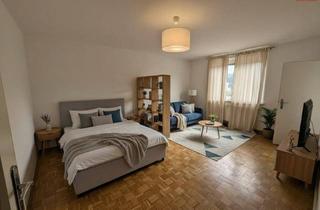 Wohnung mieten in Hans-Wagner-Straße, 4400 Steyr, Singles aufgepasst! Sanierte, helle 1-Raum-Wohnung mit idealer Raumaufteilung in Steyr Münichholz: komfortabel, erschwinglich und mitten im Grünen! Praktischer Abstellraum, Aufzug und geräumiges Badezimmer inklusive! Jetzt mit KI-Visualisierung!