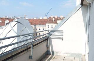 Wohnung mieten in Flachgasse, 1150 Wien, Sonnige 3-Zimmer Dachgeschoßwohnung mit Terrasse in U-Bahn-Nähe (U3)