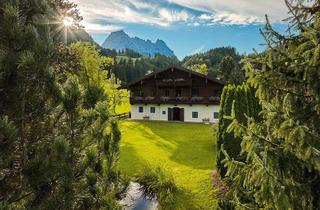 Haus kaufen in 6382 Kirchdorf in Tirol, Alpenidylle mit Charme – Historischer Landsitz in alpiner Traumkulisse