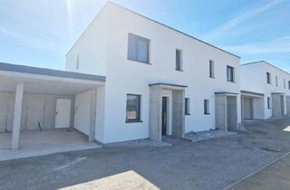 Doppelhaushälfte kaufen in Steyrecker Straße 2/4, 4400 Steyr, Top 4: Rascher Baufortschritt! Schlüsselfertige Doppelhaushälfte mit 5 Zimmern, Carport, Terrasse, Eigengarten!