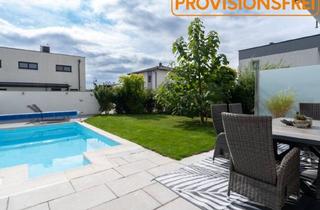 Doppelhaushälfte kaufen in 4063 Rutzing, PROVISIONSFREI - Traumhafte Doppelhaushälfte in Rutzing - mit Pool, Kamin und Garten!