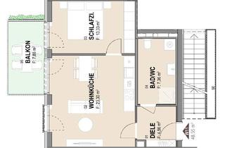 Wohnung mieten in Idlhofgasse 4, 8020 Graz, Geförderte Neubau-Wohnung mit Balkon im 3. Stock