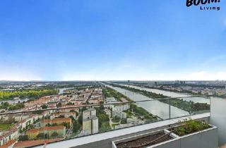 Wohnung mieten in Donau, 1220 Wien, Danubeflats – Österreichs höchstes Wohnhochhaus mit atemberaubendem Ausblick, exklusivem Spa und urbanem Luxus direkt an der Neuen Donau