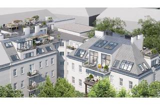 Wohnung mieten in Kutschkermarkt, 1180 Wien, ÜBER DEN DÄCHERN WÄHRINGS | TOPLAGE NÄHE KUTSCHKERMARKT | EXKLUSIVE DACHGESCHOSSWOHNUNG MIT KLIMAANLAGE | TERRASSE | ERSTBEZUG