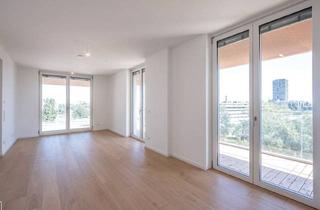 Wohnung mieten in U2 Stadion, Stadioncenter, Handelskai, Donau, 1020 Wien, Exklusive 2 Zimmer Erstbezugswohnung inkl. Balkon, Poolnutzung, Fitnessraum & vielen Extras - Projekt Grünblick an der U2!