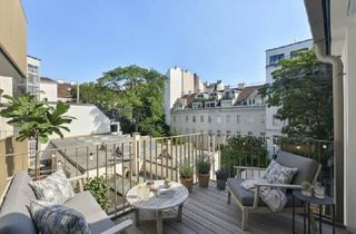 Wohnung kaufen in Mariahilfer Straße, 1060 Wien, Das Stadthaus Miller - Großzügige 2 Zimmer mit Balkon & Hofruhelage - Stil trifft Wohlfühlambiente - Nahe Mariahilfer Str. & Westbahnhof