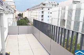 Wohnung mieten in Stolberggasse, 1050 Wien, Geräumige Dachgeschosswohnung mit Balkon im Herzen Magaretens
