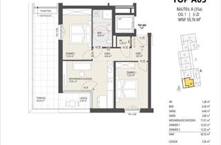 Wohnung kaufen in Schützenstraße 35/Top A 03, 6020 Innsbruck, 3-Zimmer-Wohnung, Top A03, 1.OG, Innsbruck