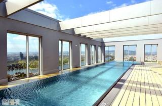 Wohnung mieten in Donau Zentrum U1 / Alte Donau / Vis / Vic, 1220 Wien, TEILMÖBLIERT MIT LOGGIA - POOL/SAUNA/FITNESS - VIENNA 22 MIT FERNBLICK