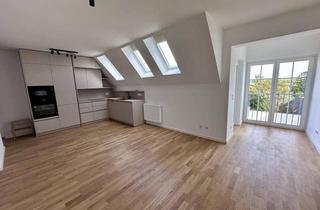 Maisonette mieten in 2340 Mödling, Erstbezug nach Sanierung! 2-Zimmer-Dachgeschosswohnung mit Terrasse, Balkon, Lift und Stellplatz!