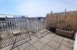 Maisonette mieten in Rembrandtstraße, 1020 Wien, TERRASSENHIT, DACHGESCHOSS, 81 m2 Maisonette mit 12 m2 Terrasse, 3 Zimmer, Küche, Galerie, Wannenbad, Augarten-Nähe