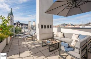 Maisonette kaufen in Florianigasse, 1080 Wien, Florianigasse 29: DG-Wohnung nach Wunsch saniert - 3 Zimmer, 2 Terrassen mit Blick auf Maria Treu