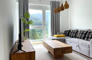 Maisonette kaufen in Hirschenkogel, Semmering, 2680 Semmering-Kurort, Voll möblierte Dach-Maisonette am Semmering - Ganz oben/ Traumblick ins Grüne/herrliche Sonne von früh bis spät!