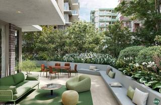 Wohnung kaufen in Otto-Preminger-Straße, 1030 Wien, 2-Zimmer-Gartenwohnung mit großer Westterrasse | URBAN DAHEIM | BAUFELD 13