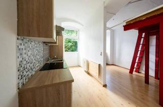 Wohnung mieten in 8010 Graz, Sytlische 36 m² Wohnung mit 20 m² Terrasse & Hochbett nahe TU Graz