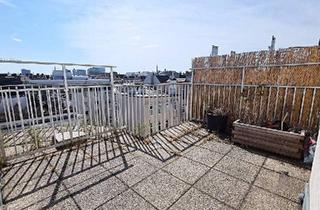 Maisonette mieten in Rembrandtstraße, 1020 Wien, TERRASSENHIT, DACHGESCHOSS, 81 m2 Maisonette mit 12 m2 Terrasse, 3 Zimmer, Küche, Galerie, Wannenbad, Augarten-Nähe