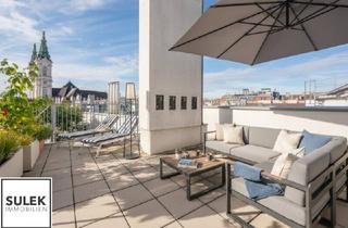 Maisonette kaufen in Florianigasse, 1080 Wien, Florianigasse 29: DG-Wohnung nach Wunsch saniert - 3 Zimmer, 2 Terrassen mit Blick auf Maria Treu