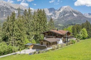 Villen zu kaufen in 6351 Scheffau am Wilden Kaiser, Luxusvilla mit Kaiserblick in sonniger Alleinlage