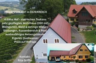 Haus kaufen in 8462 Gamlitz, PRIVATVERKAUF - Weingut in der steirischen Toskana