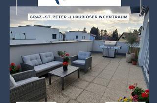 Wohnung mieten in Lambergweg, 8041 Graz, Graz - St. Peter - luxuriöser 3 Zimmer Wohntraum - 31,5m² Terrasse - 2 Parkplätze - Klimaanlage - Provisionsfrei