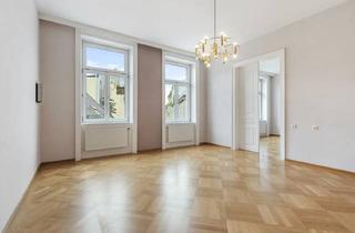 Maisonette kaufen in Praterstraße, Zirkusgasse, Innere Stadt, Nestroyplatz, Karmeliterplatz, Taborstraße, Schwedenplatz, 1020 Wien, In Bestlage nahe Karmelitermarkt: Zentral begehbare Maisonette-Altbauwohnung in sehr gepflegtem Zustand und freiem Blick