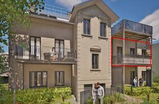 Wohnung kaufen in Grenzgasse, 2344 Maria Enzersdorf, GG5 - EIGENTUM ZUM FAIREN PREIS - TOP 4 - Erstbezug: Raumwunder mit großem Balkon in saniertem Altbau
