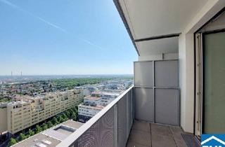 Wohnung mieten in Laaer-Berg-Straße, 1100 Wien, Traumhafte 2 Zimmerwohnung mit Balkon im 12. Stock im MySky-Tower