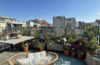 Wohnung mieten in Martinstraße, 1180 Wien, Exklusive Dachgeschoss-Wohnung: 4 Zimmer & 3 Terrassen (Heizkosten inkl.)