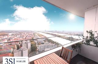 Wohnung mieten in Wagramer Straße, 1220 Wien, Möbliert, Pool, Sauna, Fitness in den DANUBEFLATS wohnen mit Luxusausstattung und phantastischem Ausblick