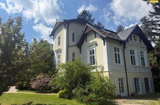 Villen zu kaufen in 3400 Weidling, Generalsanierte Jahrhundertwende Villa auf parkähnlichem Garten