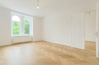 Wohnung kaufen in Einsiedlergasse, 1050 Wien, Elegante Altbauwohnung im Erstbezug nach Sanierung!! + Parkblick + großzügige Raumgestaltung