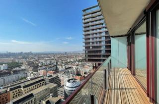 Wohnung mieten in Schnirchgasse, 1030 Wien, Luxuriöses Wohnen mit grandioser Aussicht und Infinity Pool auf den Dach