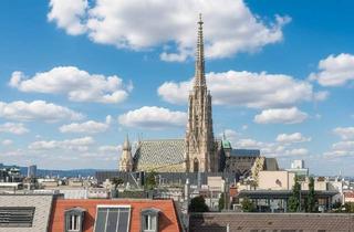 Wohnung mieten in 1010 Wien, 4 Zimmer -100m2 Dachterrasse