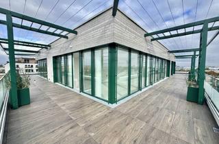 Penthouse kaufen in Laxenburgerstraße, 1100 Wien, Sonnenpenthouse mit 90m2 Terrasse und Ausblick: Provisionsfrei - Wohnung + Büro mit luxuriöser Ausstattung