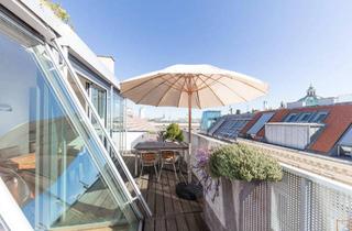 Penthouse mieten in Karlsplatz, 1040 Wien, FULLY FURNISHED ROOFTOP APARTMENT WITH AC_Spacious living-dining area & 2 bedrooms