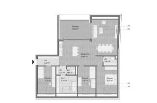 Wohnung kaufen in Lagergasse 56, 8020 Graz, NEUBAU - 4 Zimmer Anleger- Dachgeschosswohnung – (113,78 m²) & sonniger Terrasse- in Graz/Gries