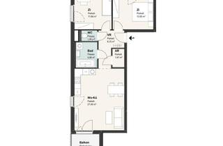 Wohnung mieten in Flötzersteig, 1140 Wien, Großzügige 3-Zimmer-Wohnung mit Balkon und Stellplatz zu vermieten!