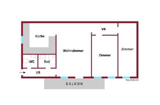 Wohnung kaufen in 1150 Wien, Moderne 3-Zimmer Wohnung, mit Balkon, hofseitig