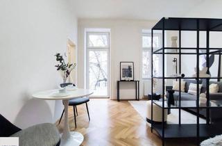 Wohnung kaufen in 1050 Wien, Erstbezug nach Sanierung: Studio-Apartment mit Balkon im 3. Liftstock eines gepflegten Altbaus