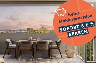 Wohnung kaufen in Ludwig-Reindl-Gasse 1, Senekowitschgasse 2, 1220 Wien, "Die Sonnige" 4-Zimmerwohnung mit 20 m² Süd-Balkon & Balkon-Kraftwerk