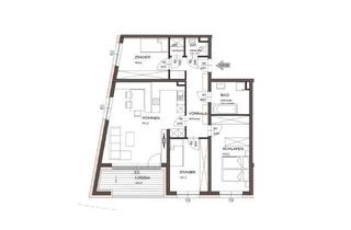 Penthouse kaufen in 4840 Vöcklabruck, 4-Zimmer - 2. Stock mit partiellem Traunsteinblick - NEUBAU - ZENTRUM Vöcklabruck - optional mit Dachgarten