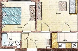 Wohnung mieten in Krotachgasse, 5020 Salzburg, Vollmöblierte 2-Zimmer Altbauwohnung in Salzburg