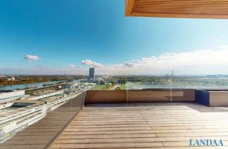 Wohnung mieten in Meiereistraße, 1020 Wien, Exklusive 2-Zimmer-Wohnung mit Panorama-Blick, Loggia & Concierge-Service