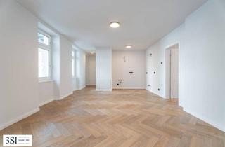 Penthouse kaufen in Krongasse, 1050 Wien, Stilvoll wohnen mit Grünblick – sanierter 2-Zimmer-Altbau mit Balkon in ruhiger Lage