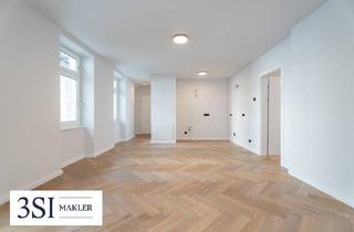 Penthouse kaufen in Krongasse, 1050 Wien, Stilvoll wohnen mit Grünblick – sanierter 2-Zimmer-Altbau mit Balkon in ruhiger Lage